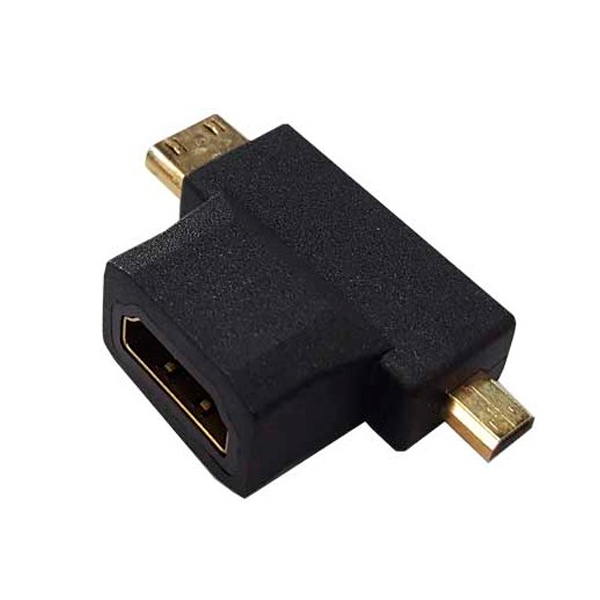 Adaptador mini / micro HDMI 1080p macho a HDMI hembra / UL-ADMCHD600 - Ulink