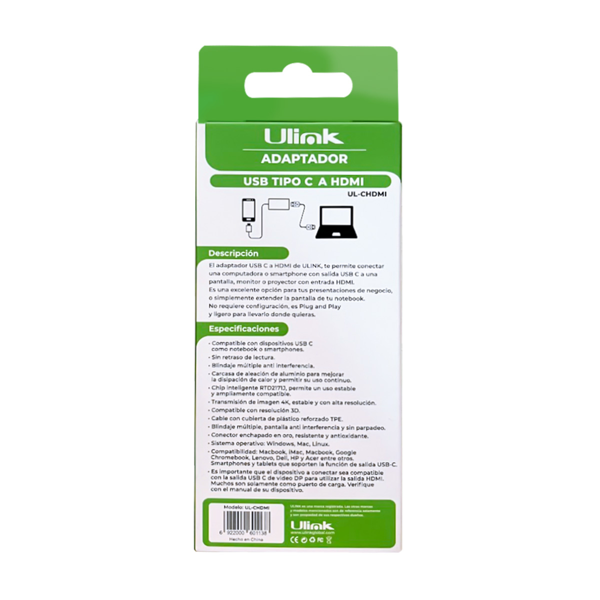 USB-C a HDMI2