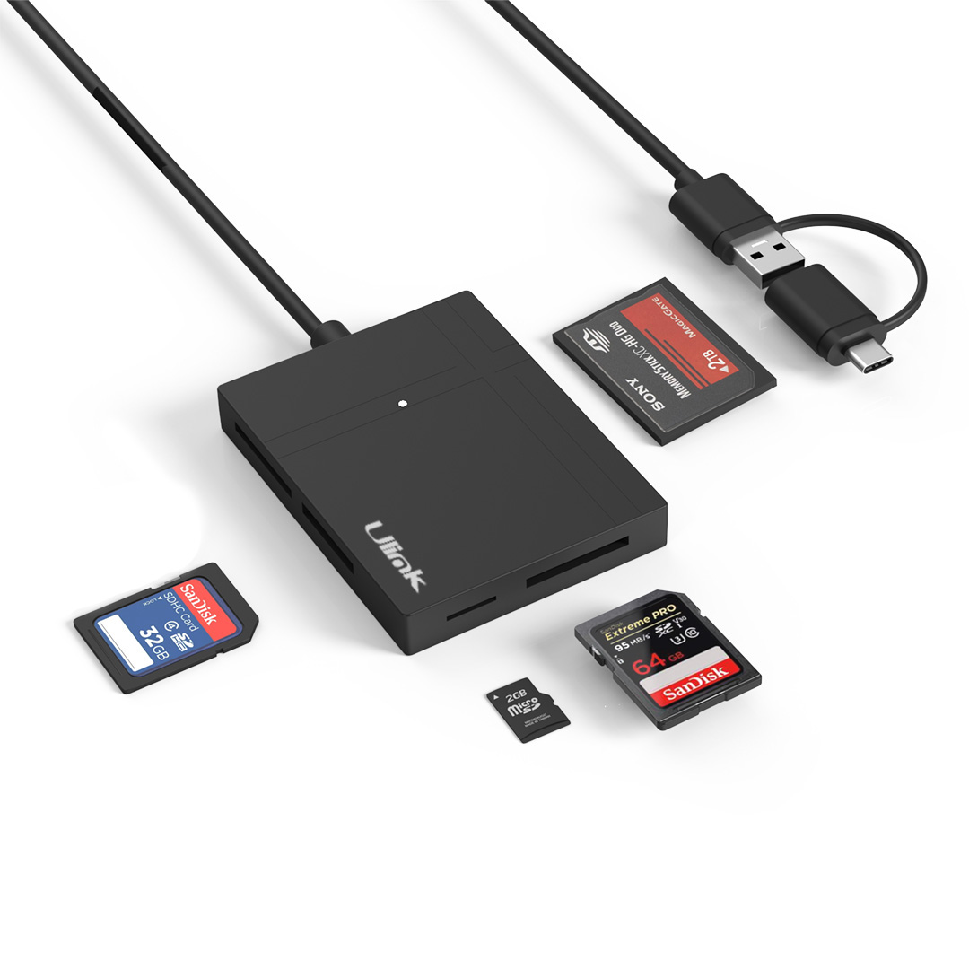 Cofre porta disco duro dual (NVME+NGFF) conexión USB C + USB3.0 UL-HDDM2