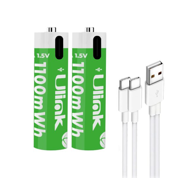 Pilas 2x AAA con carga USB C de 1100mWh Mod. UL-BAT3A2