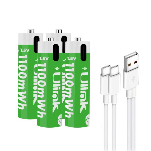 Pilas 4x AAA con carga USB C de 1100mWh Mod. UL-BAT3A4