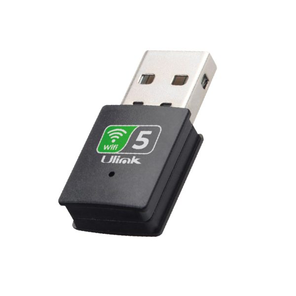Adaptador Receptor USB Wi-Fi + Bluetooth 5.0 / Mod. UL-ADW600BT